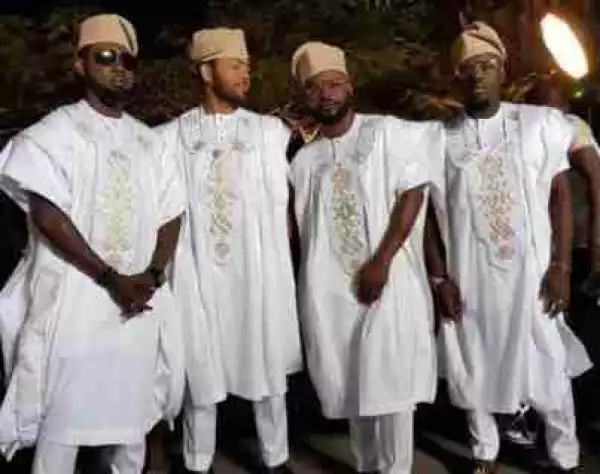Agbada Gang: Rapper Falz, Ramsey Noah, AY And Jim Iyke Looks Dapper For New Movie, " Yoruba Demons " (Photos)